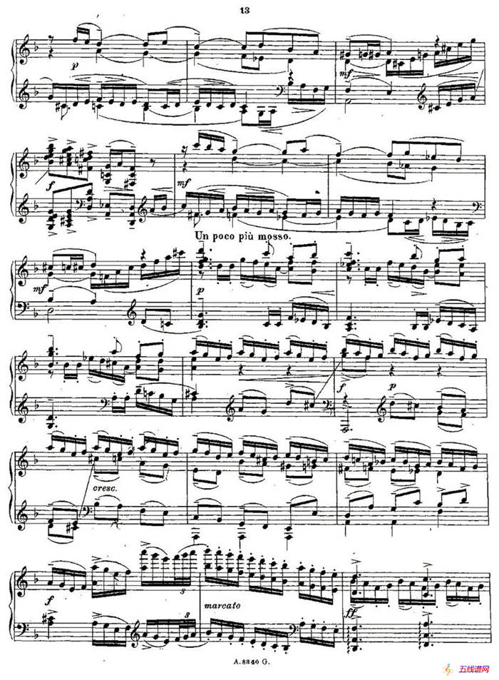 10首《前奏曲》之三（Rachmaninoff10 Preludes Op.23）