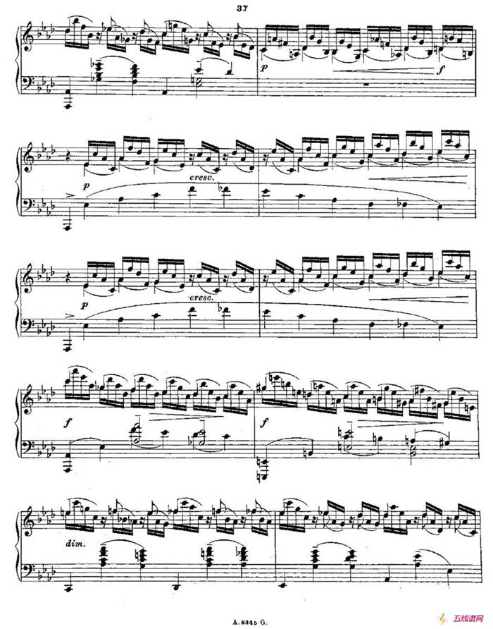 10首《前奏曲》之八（Rachmaninoff 10 Preludes, Op.23）