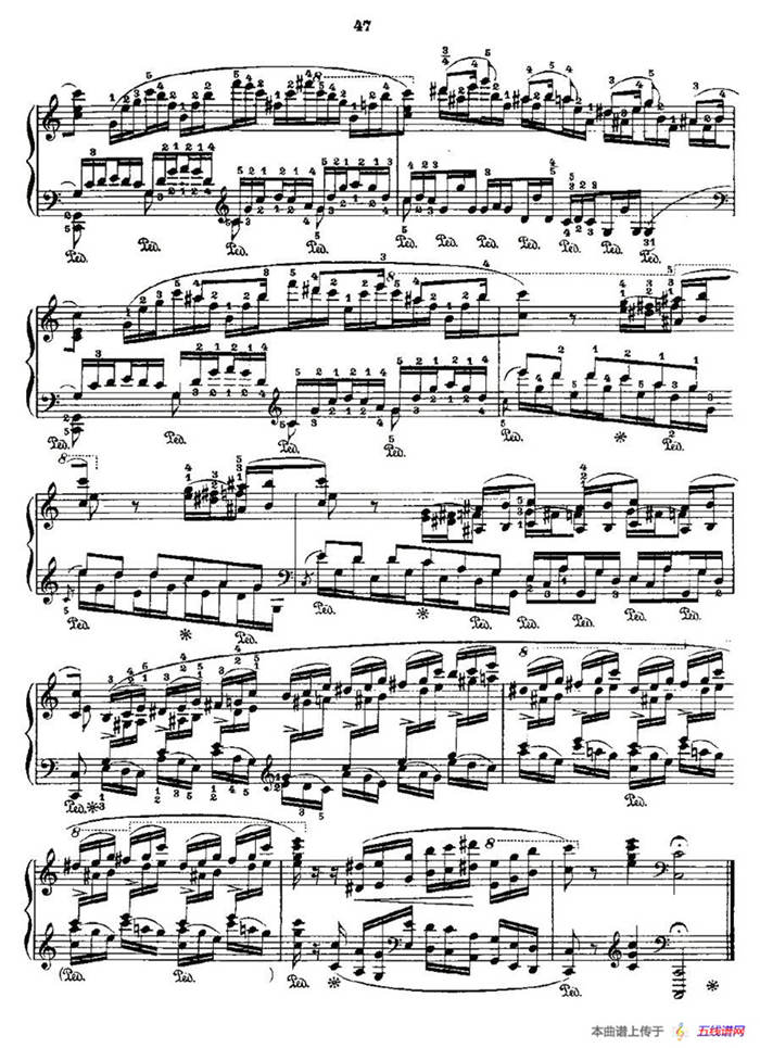 肖邦《练习曲》Fr.Chopin Op.10 No5-2