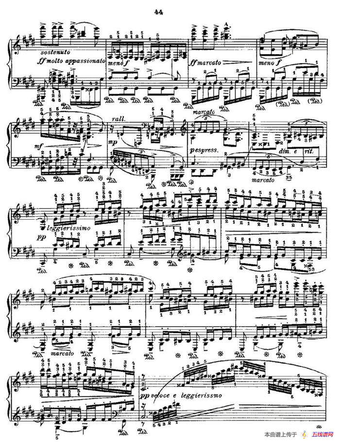 肖邦《练习曲》Fr.Chopin Op.10 No9-1