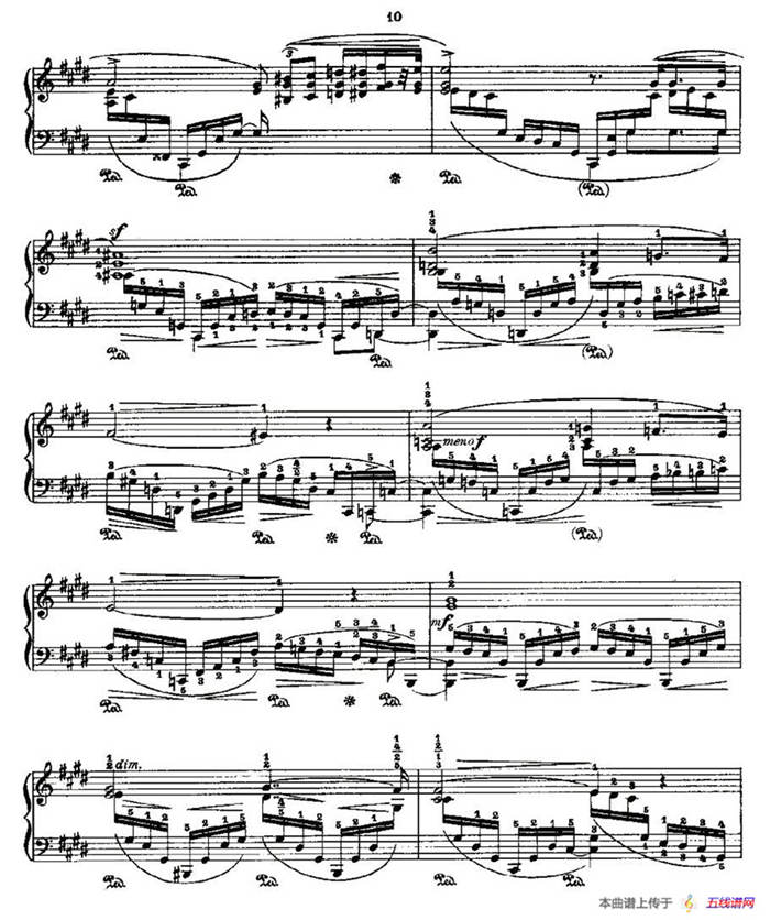肖邦《练习曲》Fr.Chopin Op.10 No12