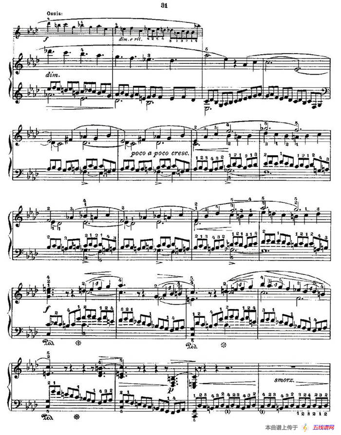 肖邦《练习曲》Fr.Chopin Op.25 No2-1