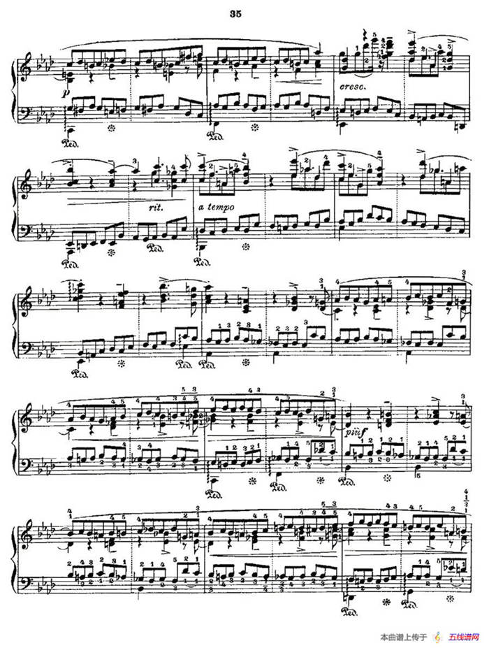 肖邦《练习曲》Fr.Chopin Op.25 No2-2