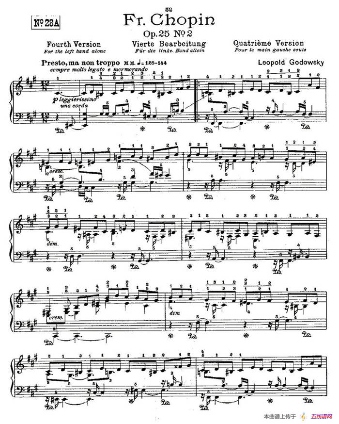 肖邦《练习曲》Fr.Chopin Op.25 No2-4