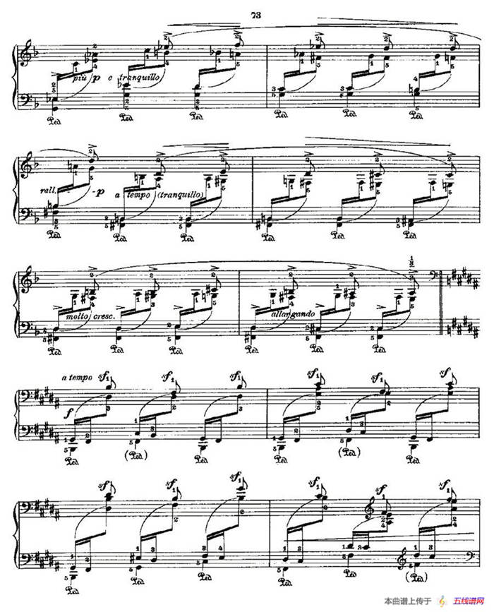 肖邦《练习曲》Fr.Chopin Op.25 No3-2
