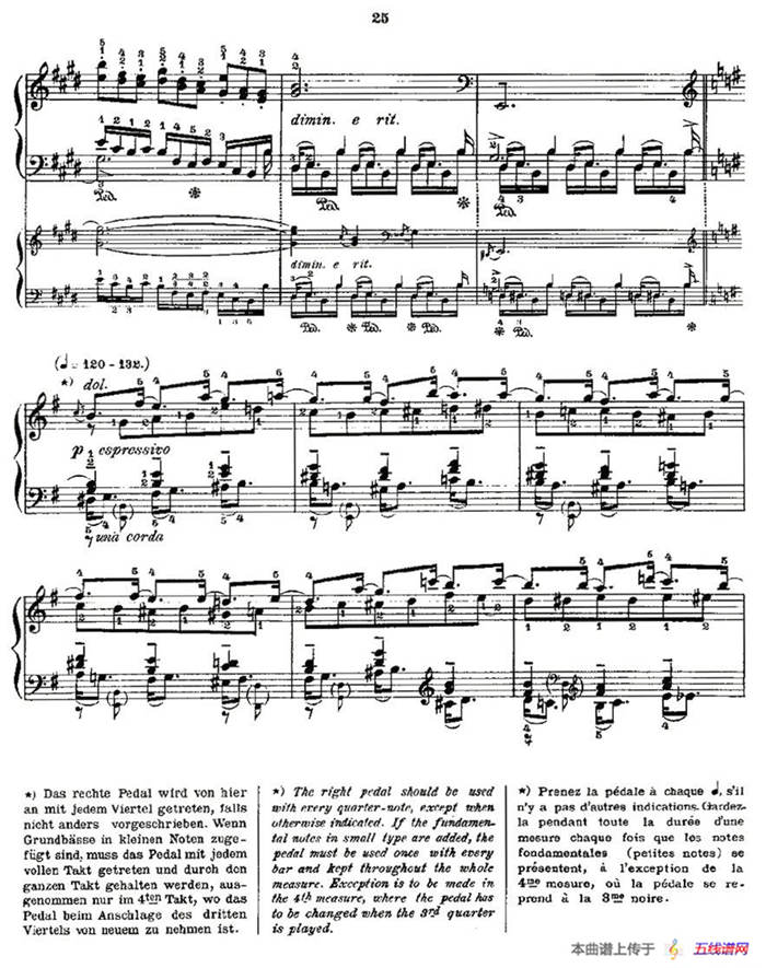 肖邦《练习曲》Fr.Chopin Op.25 No5-1