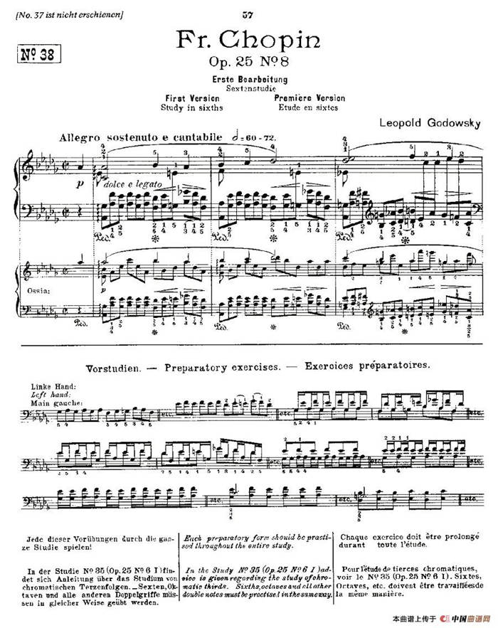 肖邦《练习曲》Fr.Chopin Op.25 No8