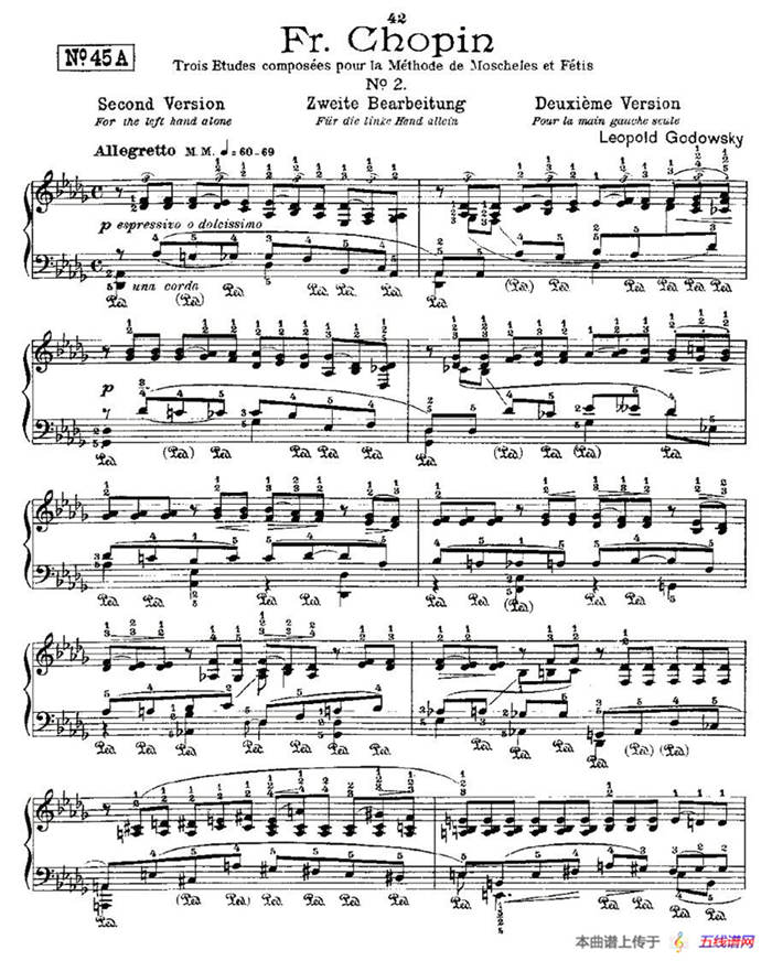 肖邦《练习曲》Fr.Chopin No 2-2