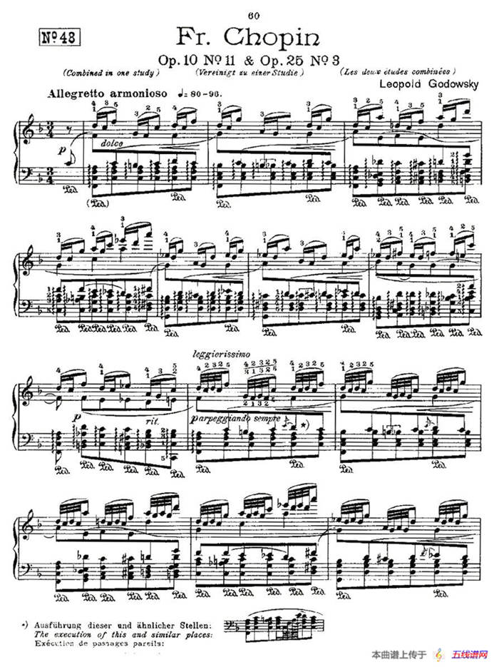 肖邦《练习曲》Fr.Chopin Op.10 No11 & Op.25 No3