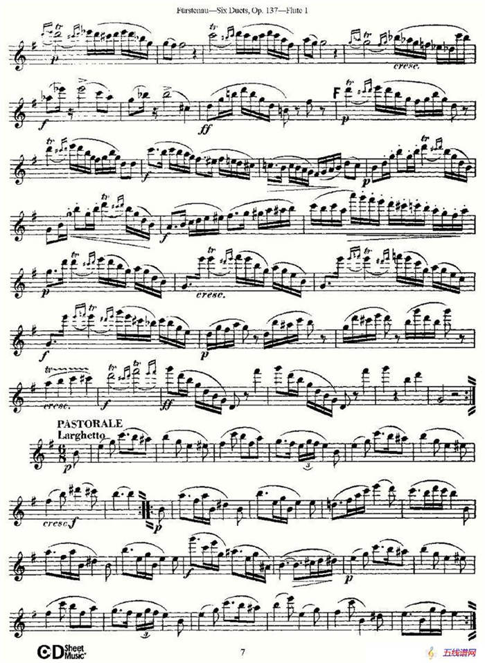 Six Duets, Op.137 之二（二重奏 六首作品 137號）