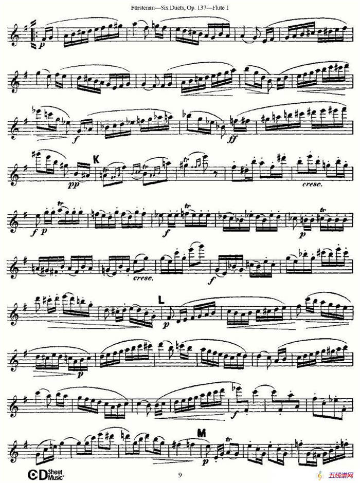 Six Duets, Op.137 之二（二重奏 六首作品 137號）