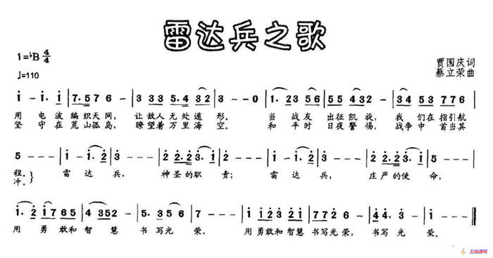 雷达兵之歌