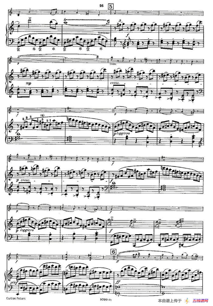 Mozart - Violin Sonata No.2, KV. 303（第二小提琴奏鸣曲）