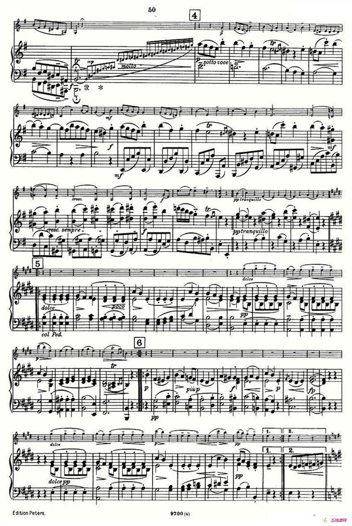 Mozart - Violin Sonata No.4, KV. 304（第四小提琴奏鸣曲）