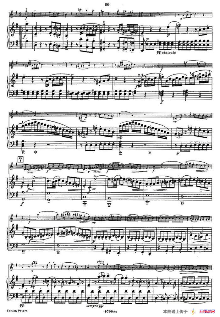 Mozart - Violin Sonata No.6, KV. 301（第六小提琴奏鸣曲）
