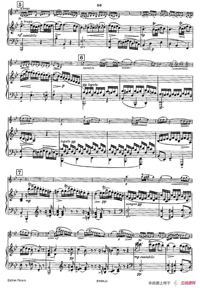 Mozart - Violin Sonata No.7, KV. 376（第七小提琴奏鸣曲）