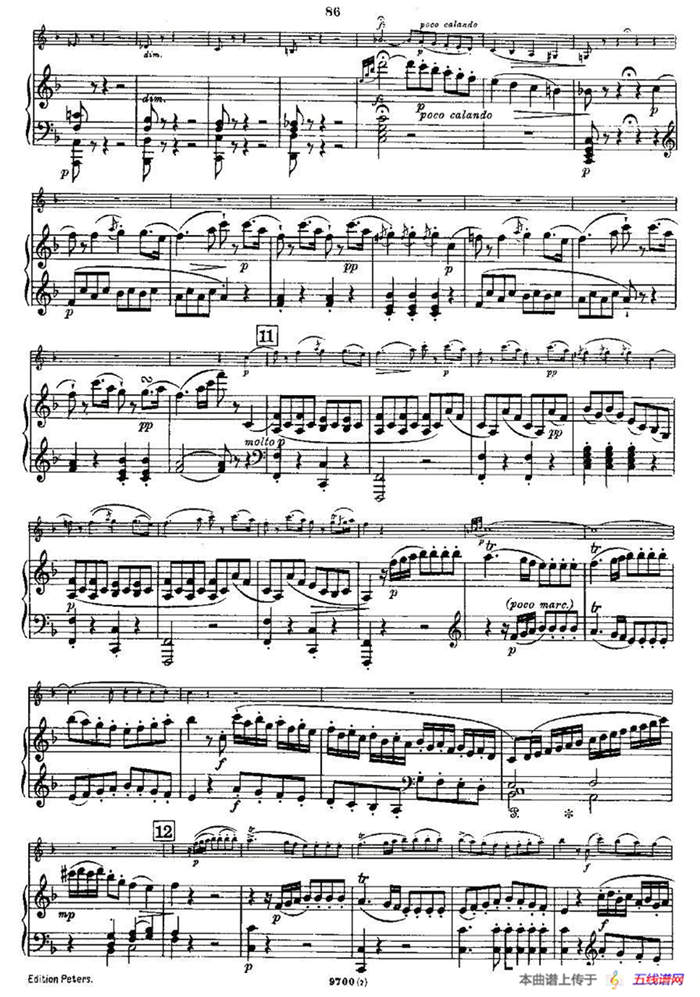 Mozart - Violin Sonata No.7, KV. 376（第七小提琴奏鸣曲）