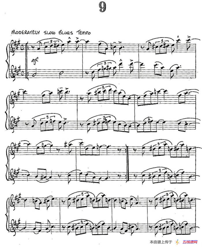 Jazz Conception For Saxophone Duets - 9（二重奏）