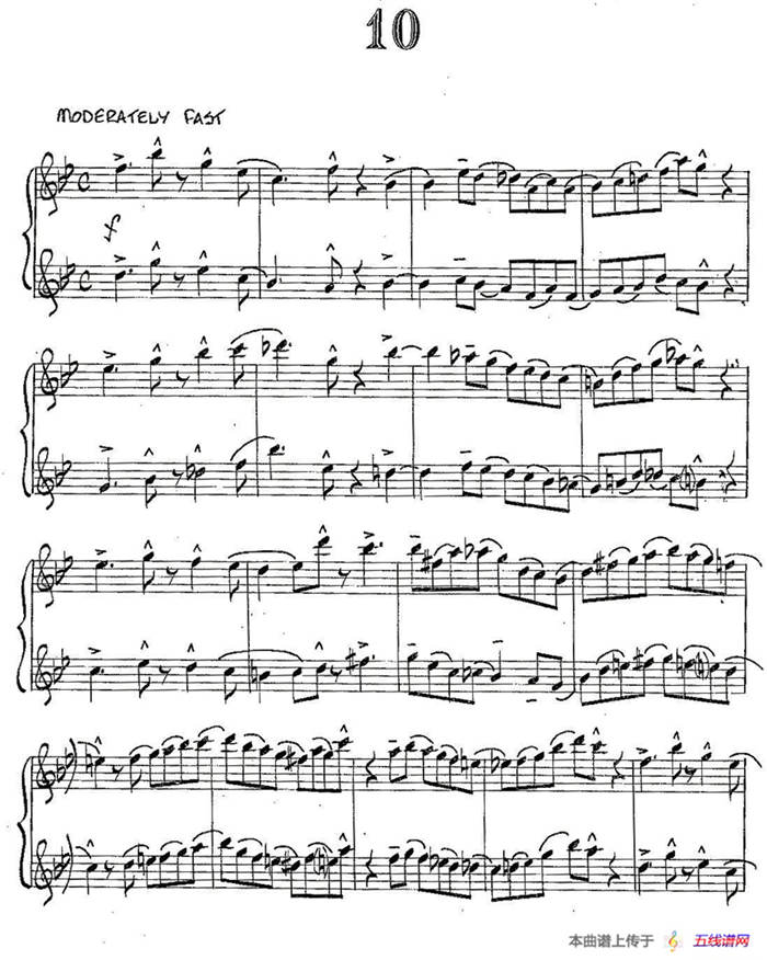 Jazz Conception For Saxophone Duets - 10（二重奏）
