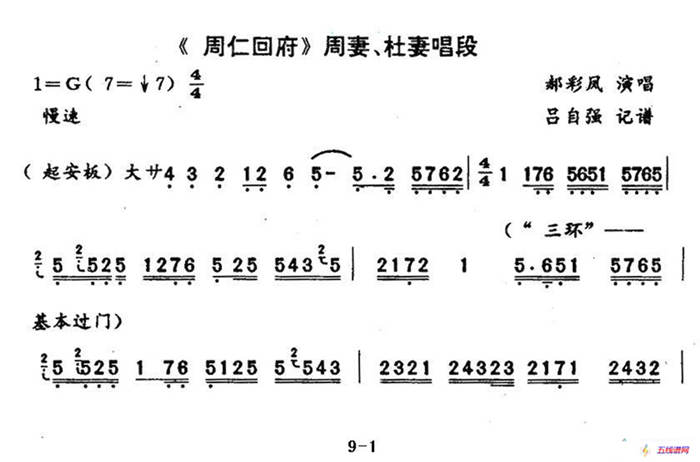 [秦腔]  回府（《周仁回府》周妻、杜妻唱段）