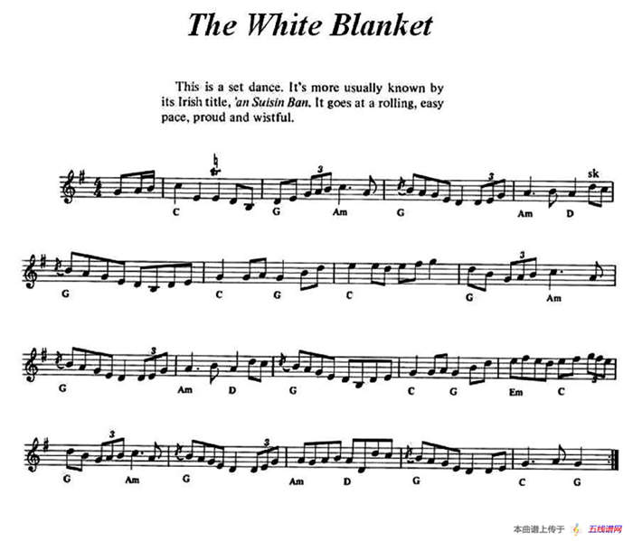 The White Blanket（爱尔兰民歌）