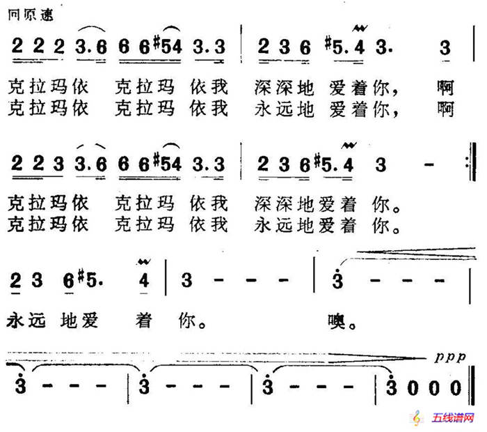 克拉玛依新歌（吕远 词曲）