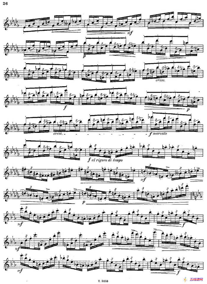 Schule der Virtuosität. Op. 60（19）