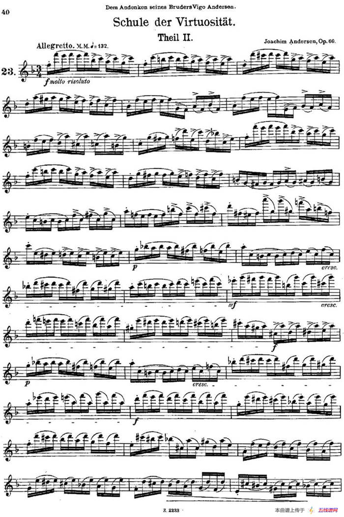 Schule der Virtuosität. Op. 60（23）