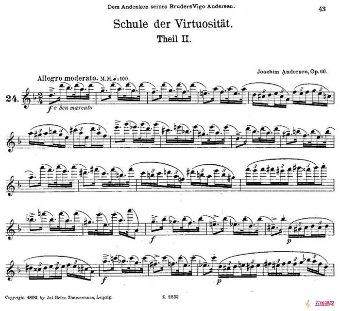 Schule der Virtuosität. Op. 60（24）
