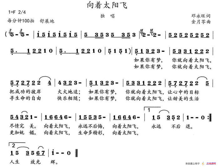 向着太阳飞