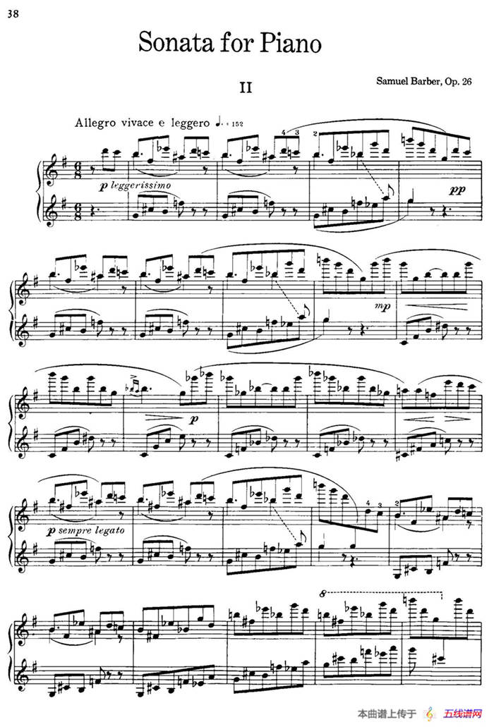 降e小调钢琴奏鸣曲 Op.26 v.2