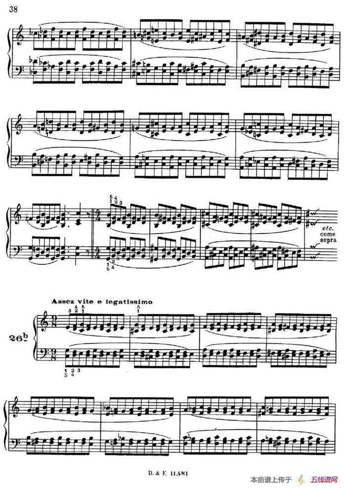 51 Exercises, WoO 6（51首钢琴练习 26—30）