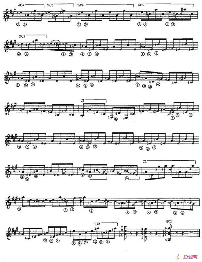 Estudio（for Op.38no.22）（古典吉他）