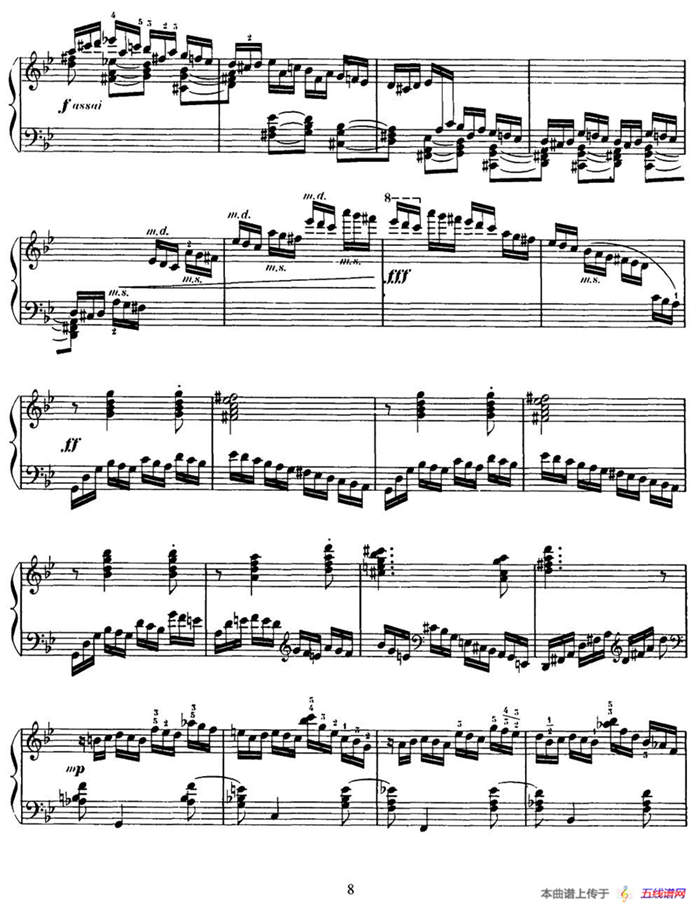 15 Etudes de Virtuosité, Op.72 No.2（十五首钢琴练习曲之二）