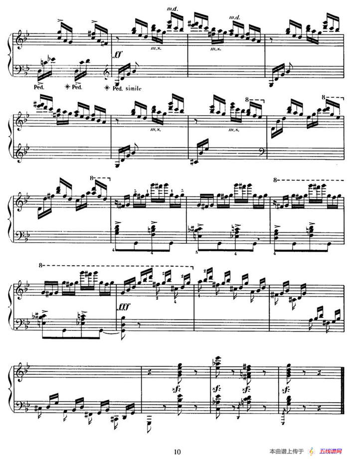 15 Etudes de Virtuosité, Op.72 No.2（十五首钢琴练习曲之二）
