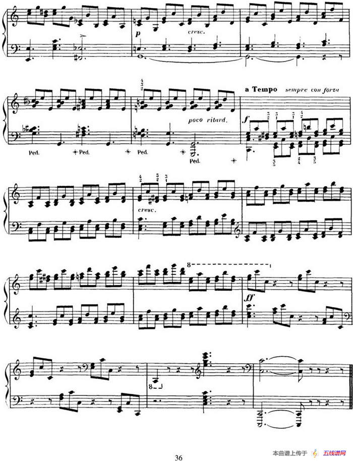 15 Etudes de Virtuosité Op.72 No.8（十五首钢琴练习曲之八）