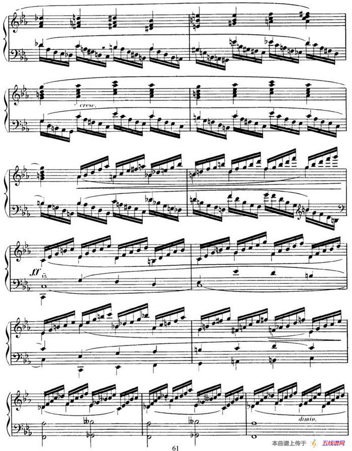 15 Etudes de Virtuosité Op.72 No.14（十五首钢琴练习曲之十四）