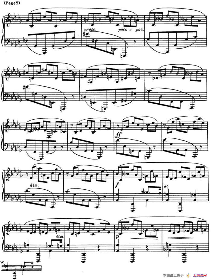 斯克里亚宾8首钢琴练习曲 Op42（No.1 Alexander Scriabin Etudes）