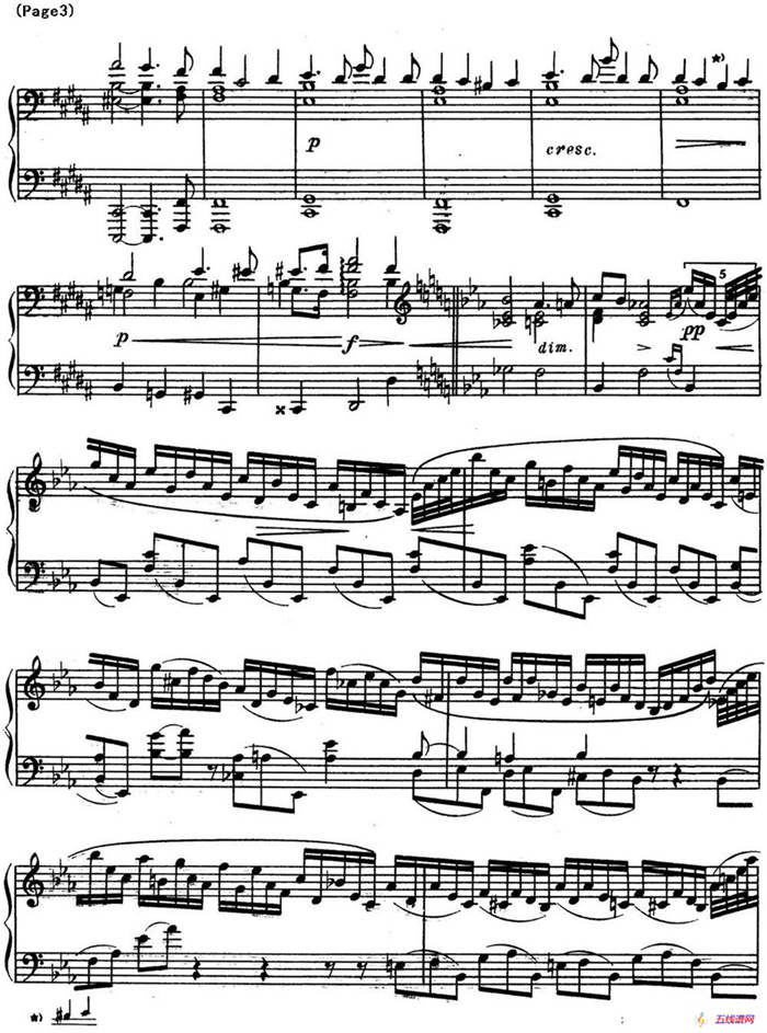斯克里亚宾8首钢琴练习曲 Op42（No.8 Alexander Scriabin Etudes）