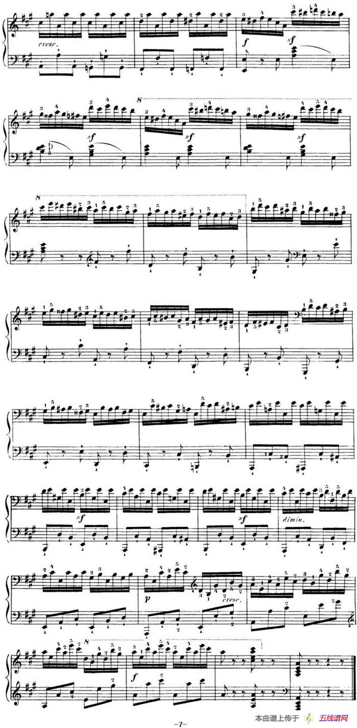 40首车尔尼Op.299钢琴快速练习曲（NO.23）