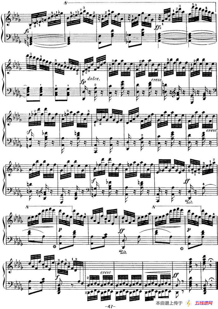 40首车尔尼Op.299钢琴快速练习曲（NO.39）