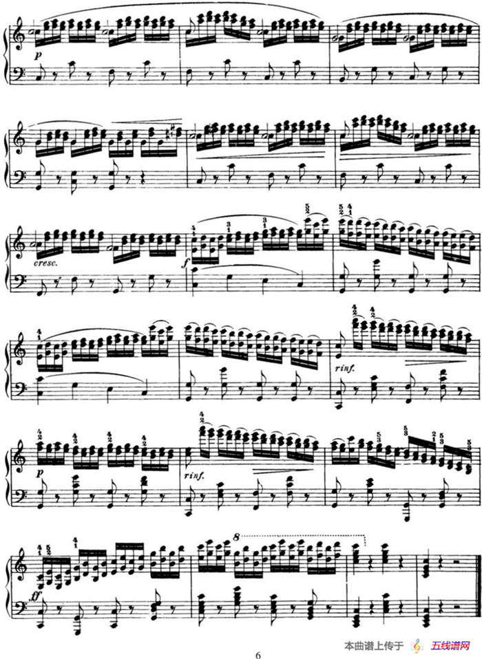 50首车尔尼Op.740钢琴手指灵巧技术练习曲（NO.34）