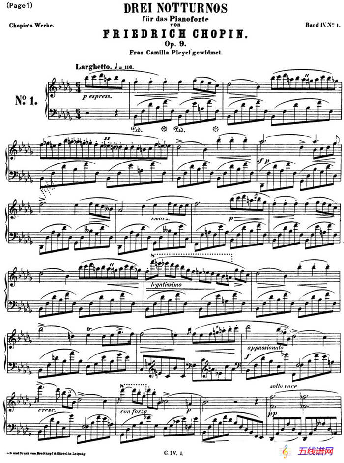 降b小调夜曲Op.9（NO.1）