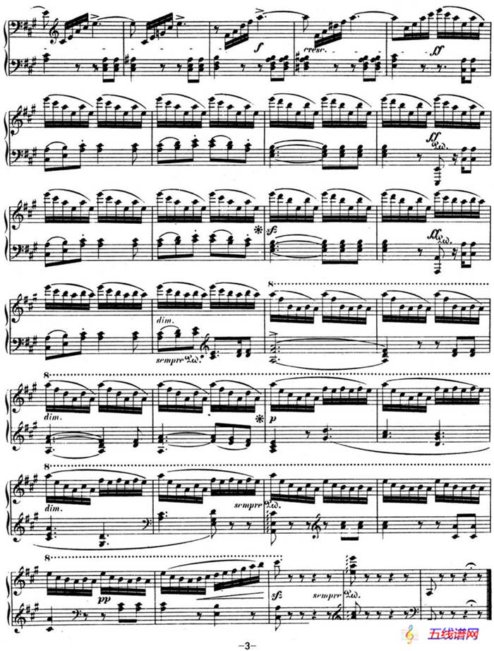 门德尔松无词歌Op.19（NO.3）