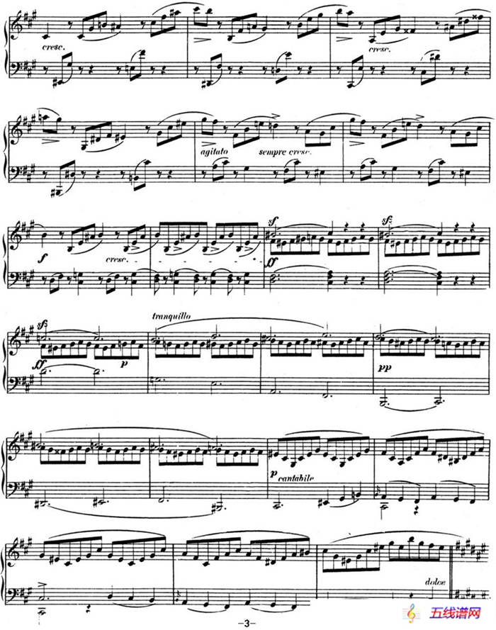 门德尔松无词歌Op.19（NO.5）