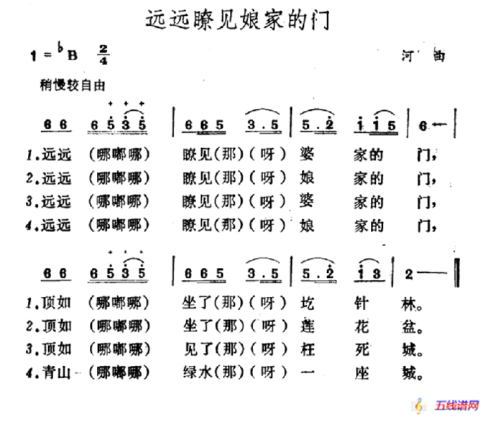 远远瞭见娘家的门