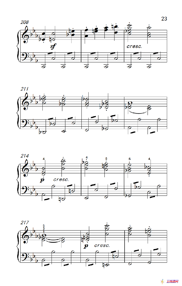 第八钢琴奏鸣曲（悲怆） 极慢的慢板序奏转辉煌的快板