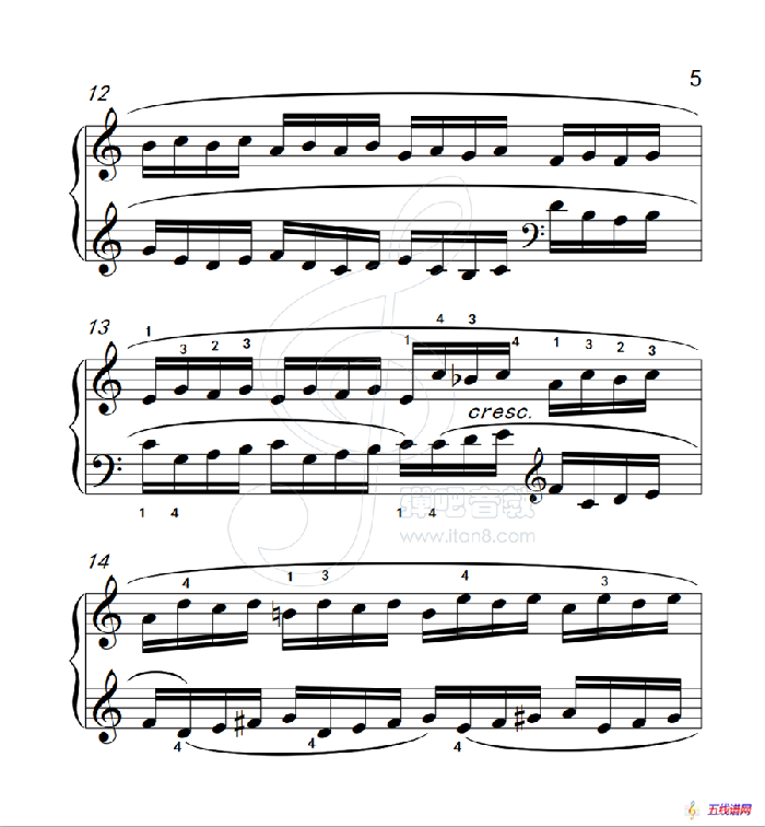 练习曲 1（克拉莫钢琴练习曲60首）