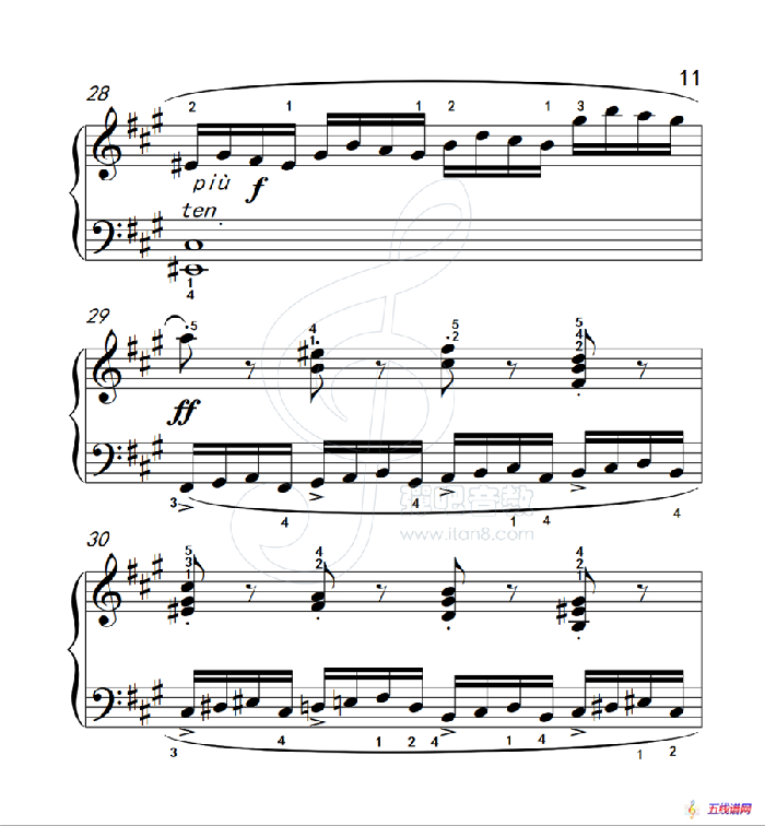 练习曲 6（克拉莫钢琴练习曲60首）