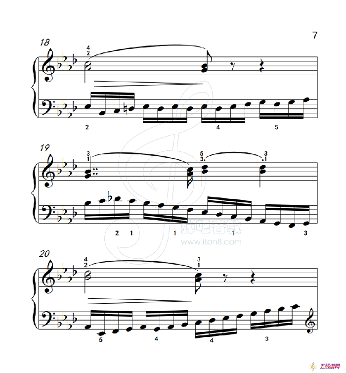 练习曲 8（克拉莫钢琴练习曲60首）